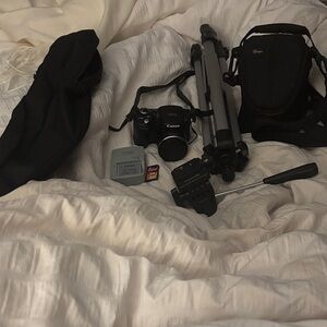 Canon Black Digital Camera Set with Accessories